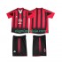 Camisola AC Milan 2005 Retro Criança Equipamento Primeiro 2004 Manga Curta